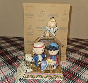 Jim Shore Peanuts "The Christmas Play" Holiday Decor